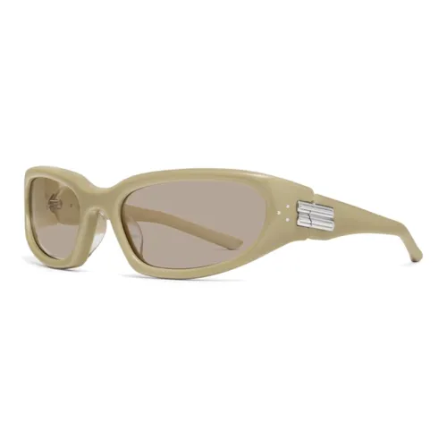 GENTLE MONSTER Пластиковая оправа Нерегулярная форма Солнцезащитные очки Унисекс Рыжевато-коричневый