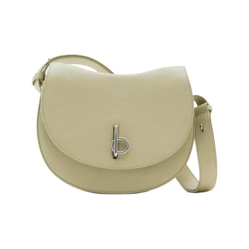 Burberry Телячья кожа Сумка через плечо Средняя Женская Hunter Бежевый