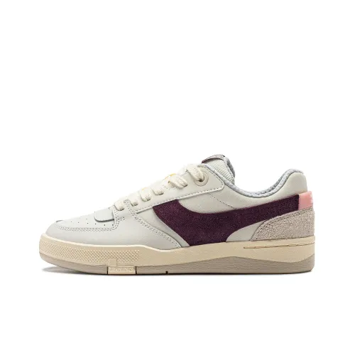 LINING Zhengrong 92S Амортизация Износостойкие Низкие Кроссовки для скейтбординга Женские Белые Красные