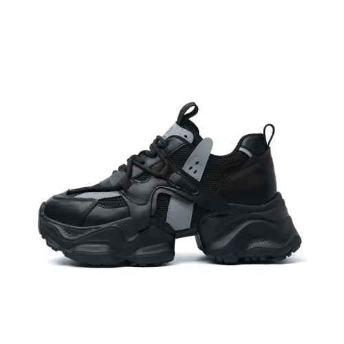 LAORENTOU Низкий топ обувь с толстой подошвой женская