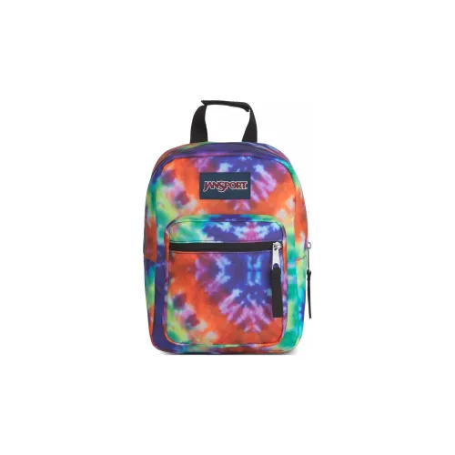 JanSport Переработанный полиэстер Сумка-ланчбокс Унисекс Красная и Многоцветная