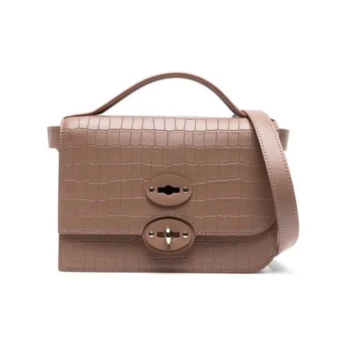 Zanellato Телячья кожа Сумка через плечо Сумка Женская Chocolates Коричневый