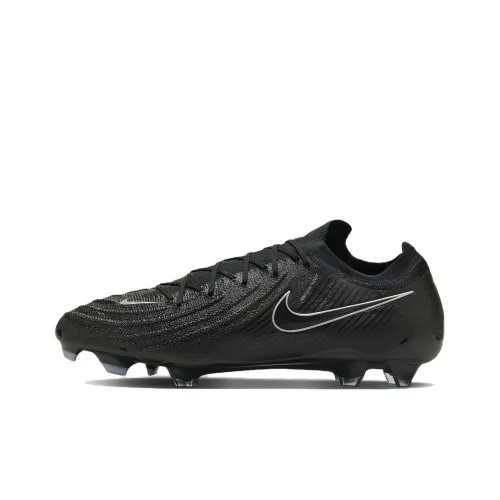Nike Phantom GX 2 FG Твердый грунт Противоскользящие Устойчивые к истиранию Футбольные бутсы Унисекс Черный