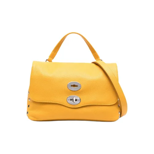 Zanellato Телячья кожа Сумка через плечо Сумка среднего размера Женская Желтая