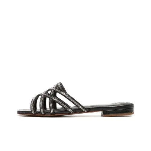 NICOLI Слипоны Женские Черные