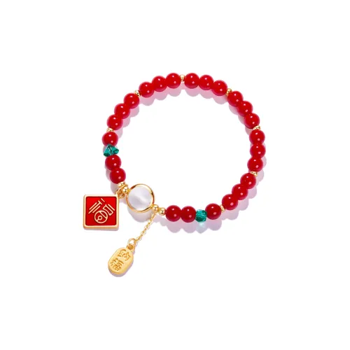 North Cain Цветное стекло Нефритовые браслеты Унисекс