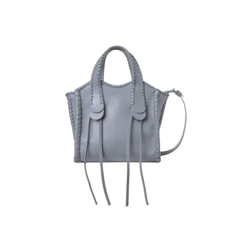 Chloe Телячья кожа Тоут Сумка Сумка для покупок Сумка через плечо Сумка Маленькая Женская Ярко-синяя