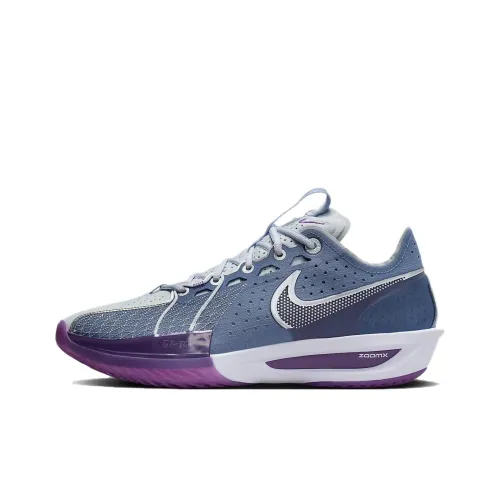 Nike Air Zoom G.T. Cut 3 Low Топ ZoomX Foam Баскетбольные кроссовки Unisex Blue Gray Asian Version