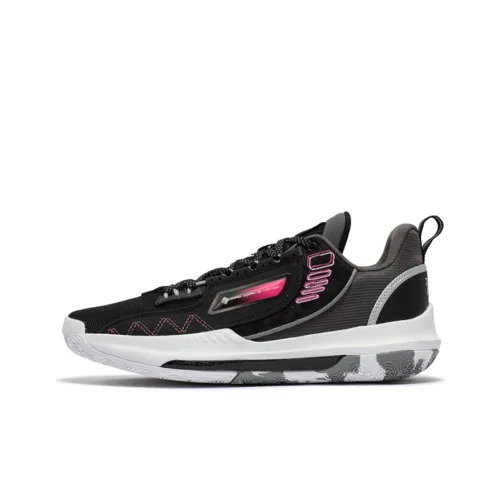 361° DVD Team Шокабойнеры Противоскользящие Устойчивые к истиранию Низкий Топ Баскетбольные кроссовки Мужской Обсидиан Черный