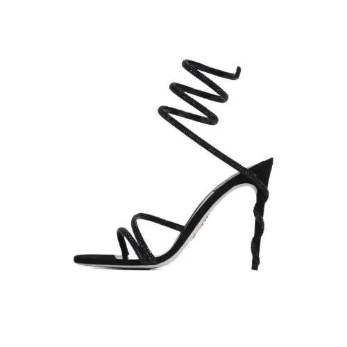 RENE CAOVILLA One Ремешок Сандалии 12 см Женские Черные