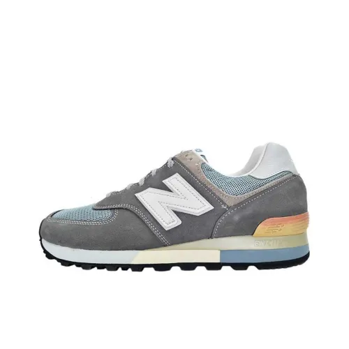 New Balance NB 575 Износостойкие Дышащие Низкие Кроссовки для Бега Унисекс Белые Серые