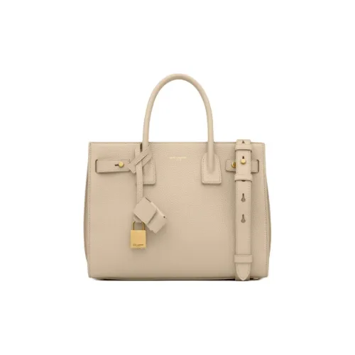 SAINT LAURENT SAC DE JOUR Сумка через плечо из коровьей кожи сумка женская цвет морской соли