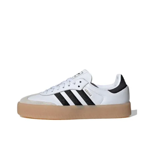 Adidas Originals SAMBAE Немецкие армейские кроссовки Low Топ Белый Женские