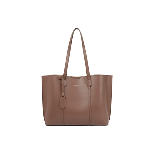 TUCANO Сумка через плечо из коровьей кожи большая женская коричневая