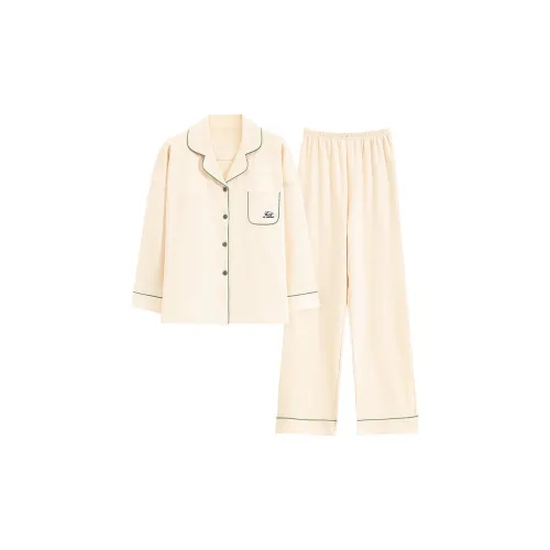 Mulong Family Пижамный комплект Женский Абрикос