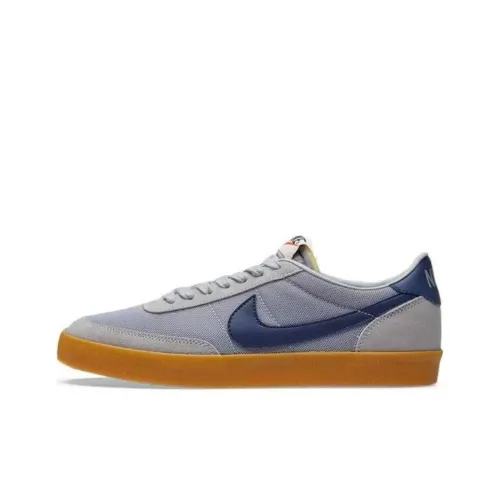 Nike Killshot Амортизация Износостойкие Низкие Кроссовки для Скейтбординга Унисекс Синие Серые