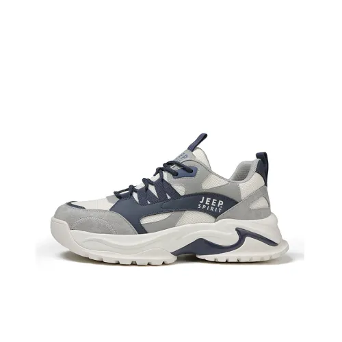 JEEP SPIRIT Высота Увеличивающая Устойчивый к Износу Легкий Дышащий Низкий Топ Повседневная Обувь Мужская Синий