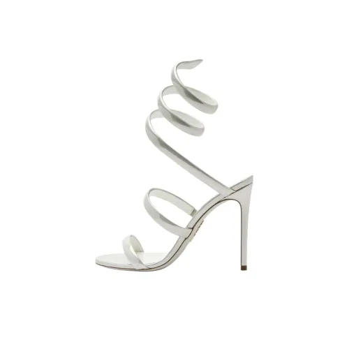 RENE CAOVILLA One Ремешок Сандалии 10,5 см Женские Белые