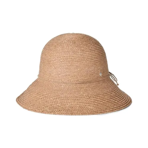 HELEN KAMINSKI Raffia Bucket Hats Women's Beige Yellow HELEN KAMINSKI Рафия Шляпы ведра Женские Бежево-желтый