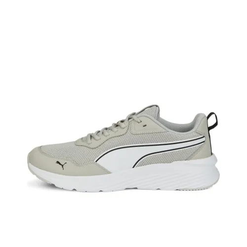 PUMA Supertec Zero Амортизация Износостойкий Низкий Топ Повседневная Обувь Мужская Серый Белый