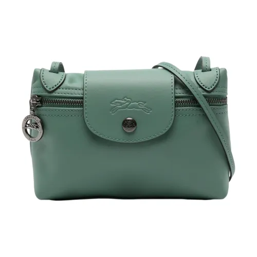 LONGCHAMP Le Pliage Xtra Коровья кожа Сумка через плечо Экстра маленькая Женская Шалфейный Серый