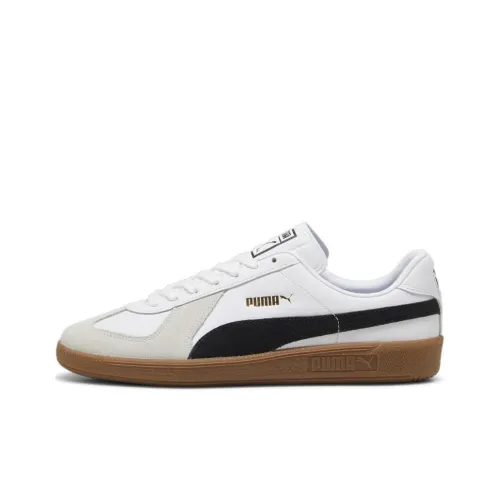 PUMA Army Trainer Low Топ Скейтборд Кроссовки Унисекс Белый Серый Черный