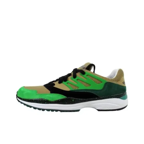 Adidas Originals Torsion Allegra Амортизация Износостойкие Низкие Кроссовки для Бега Унисекс Зеленые