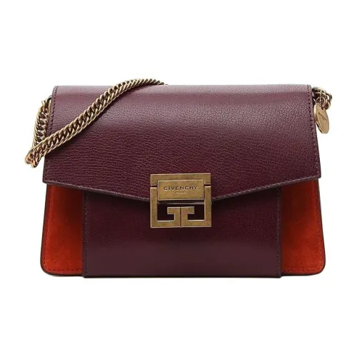 GIVENCHY GV3 Series Кожа Сумка через плечо Женская Фиолетовая