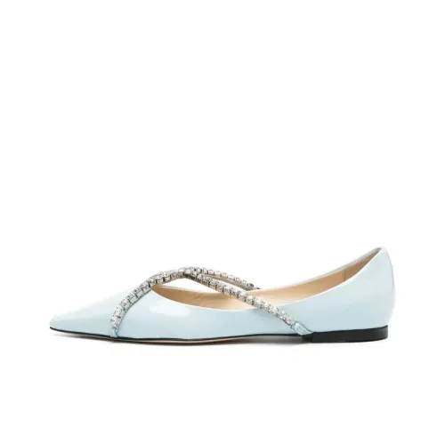 Jimmy Choo Genevi Повседневная обувь Женская Небесно-голубая