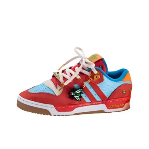 Unheardof x Adidas Originals Rivalry Low 'Erika'S POEM' Амортизация Износостойкая Повседневная Обувь Унисекс Красный Синий Белый