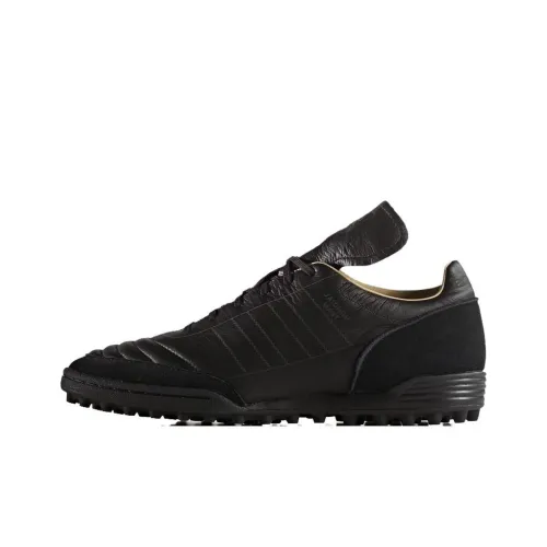 Adidas MUNDIAL Slip-resistant Abrasion-resistant Breathable Running Shoes Unisex Black Adidas MUNDIAL Противоскользящие Устойчивые к истиранию Дышащие Беговые кроссовки Унисекс Черные