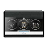 3 слота для часов - углеродное волокно с эмалью Piano