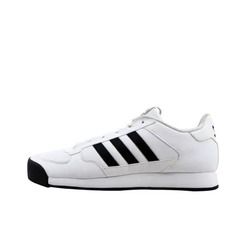 Adidas Samoa Runner Амортизация Износостойкие Низкие Кроссовки для Скейтбординга Унисекс Белые