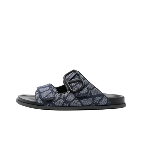 Valentino Шлепанцы с резиновым подошвой Мужские Синие
