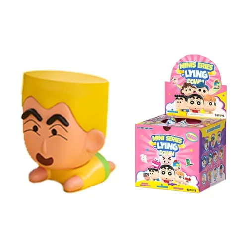 52TOYS Карандаш SHIN Chan Mini Collection Cuddly Слепые коробки Один Mystery Коробка Целая коробка 20 шт