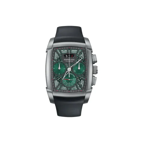 PARMIGIANI Автоматические механические мужские часы, корпус 48,2 мм * 40,9 мм * 14,1 мм, зеленый