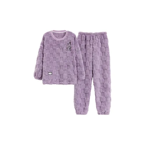Mulong family Фиолетовый Женские Пижамные Комплекты