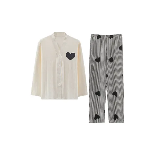 Пижама Flowers in Water Набор Женский Бежевый