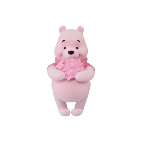 BANDAI Winnie Bear Фигурки в стиле Chibi с вишневым цветком EDITION