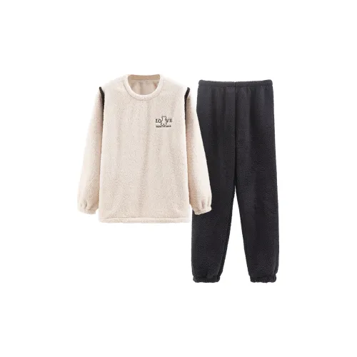 Mulong Family Пижамный комплект Мужской Абрикос