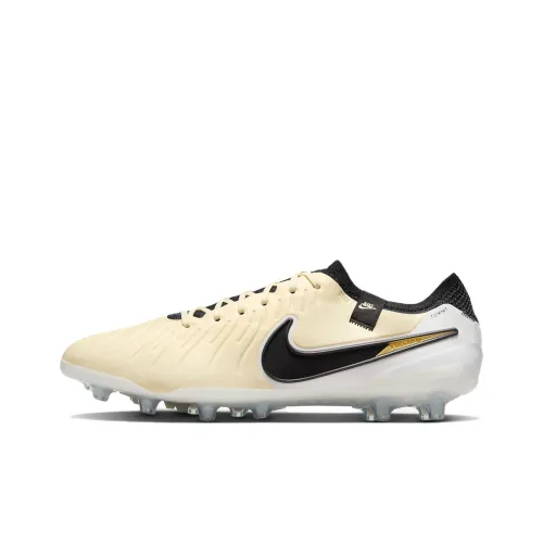 Nike Tiempo Legend 10 AG Искусственная трава Футбольные бутсы Унисекс Желтый Белый