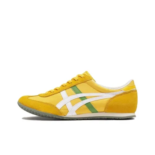 Onitsuka Tiger Machu Racer Slip-resistant Low Top Casual Unisex Yellow Onitsuka Tiger Machu Racer Противоскользящий Низкий Топ Повседневный Унисекс Желтый