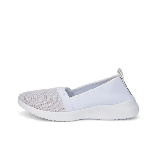 PUMA Adelina SHINE Амортизация Износостойкий Низкий Топ Повседневная Обувь Женская Белая