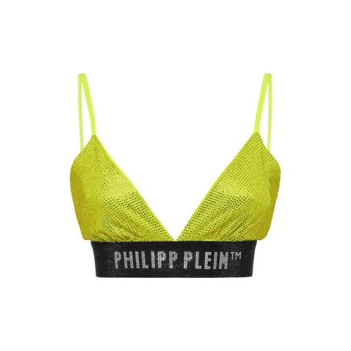 PHILIPP PLEIN Неоновый зеленый Женские бюстгальтеры