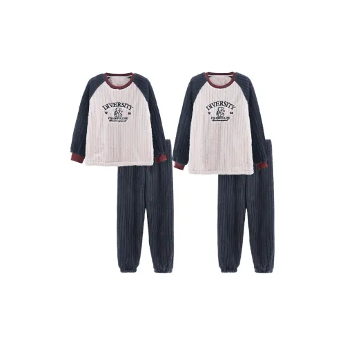 Mulong Family Пижамный комплект Унисекс Абрикос