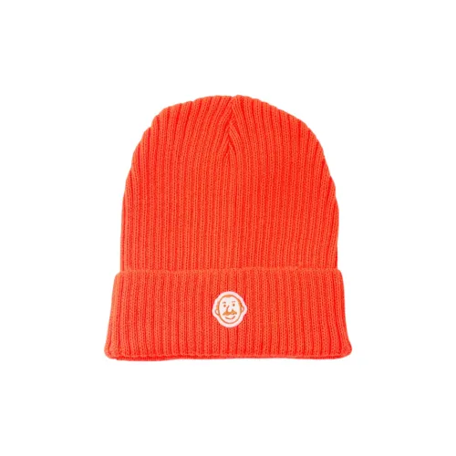 BEAMS Акриловые шапки-бини унисекс оранжевые