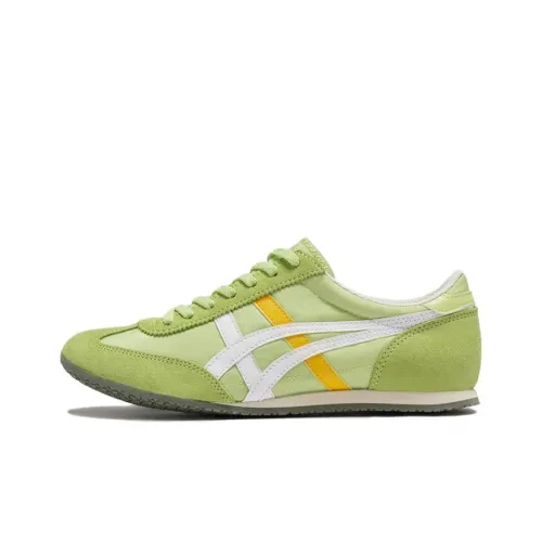 Onitsuka Tiger Machu Racer Slip Resistant Легкий Устойчивый к истиранию Низкий Топ Casual Унисекс Зеленый