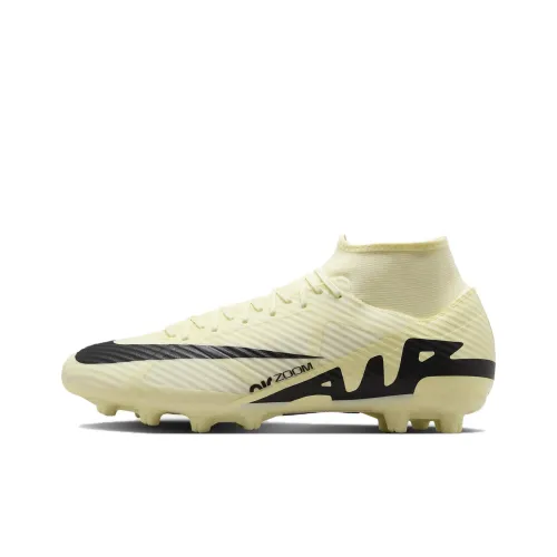 Nike Mercurial Superfly 9 Футбольные бутсы Высокие Желтые Унисекс
