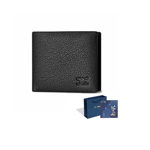 SEPTWOLVES Кошелек из коровьей кожи Унисекс Черный
