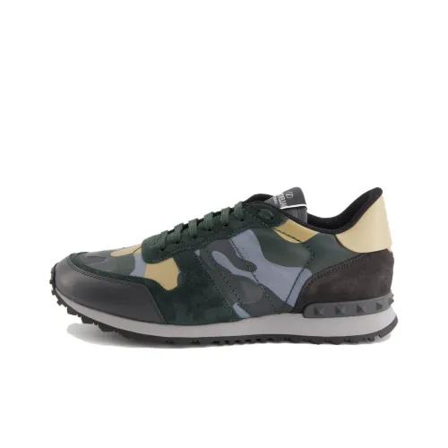 Valentino Rockrunner Low Топ Повседневная обувь Мужская Зеленая